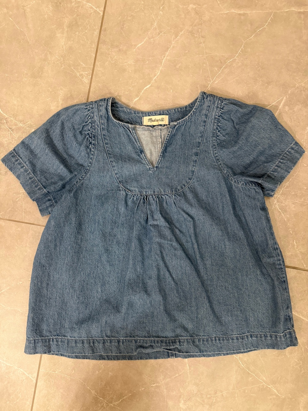 Madewell Denim blouse. Size small.